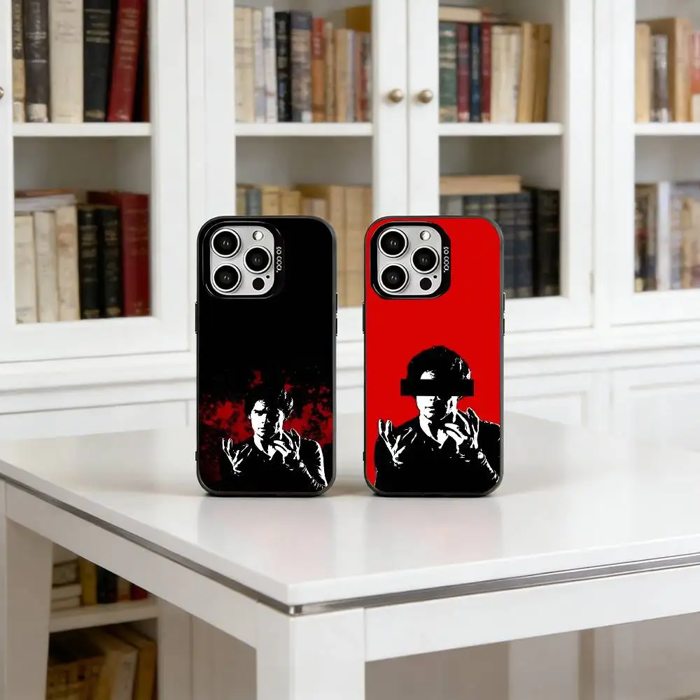 

Limited series D-Dexter Morgan Phone Case For iPhone 17,16,15,14,13,12,11 Plus,Pro Max,XS,Colorful Silver Black Cover