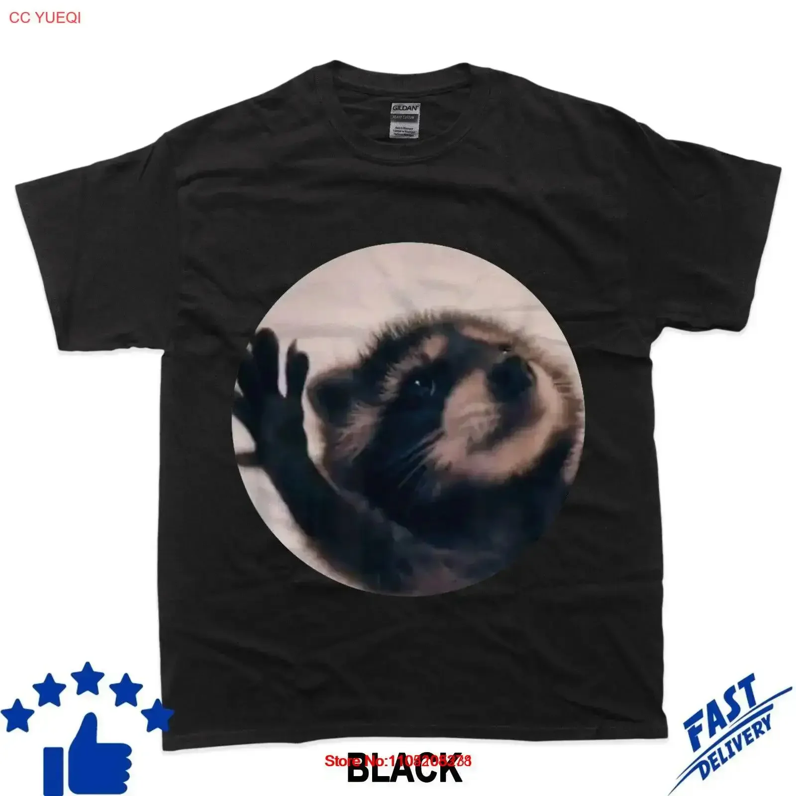 Pedro Racoon Dance Popular Internet Meme mapache T Shirt vintage Washed Stretched Unisex graphic Breathable