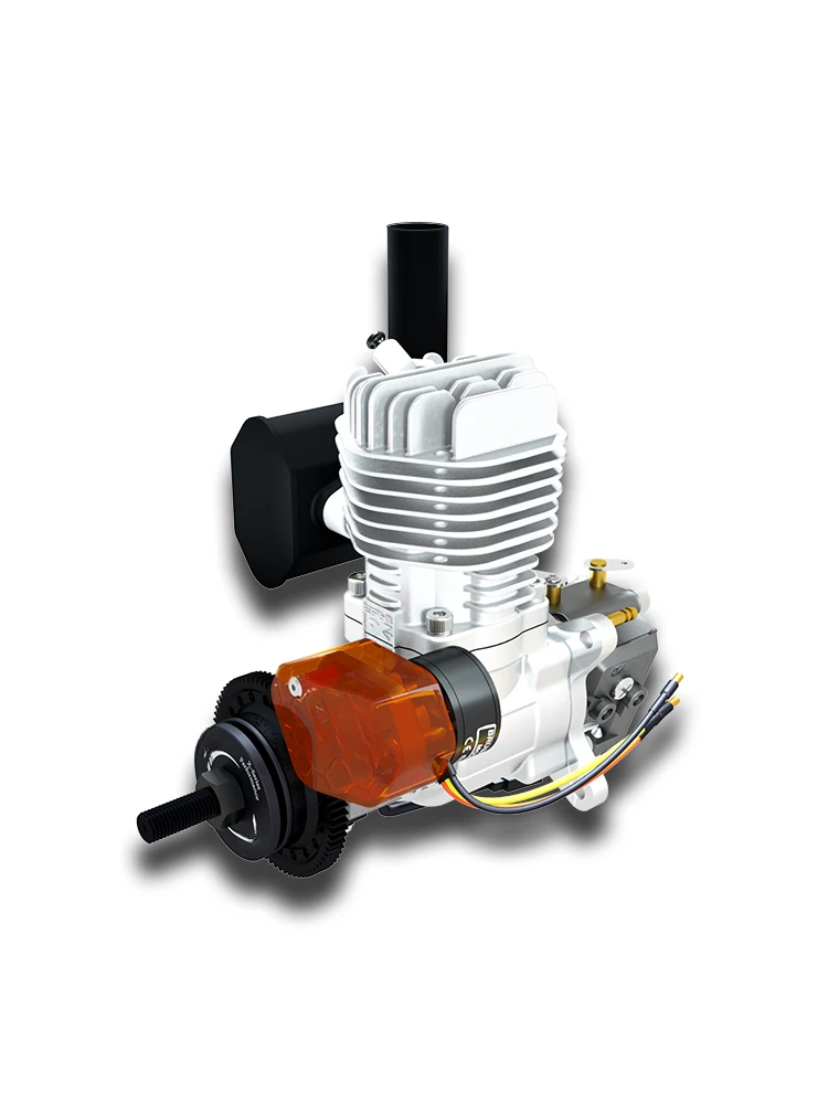 Model Aircraft Engine Electric Starter Single Cylinder Two Stroke Side Row