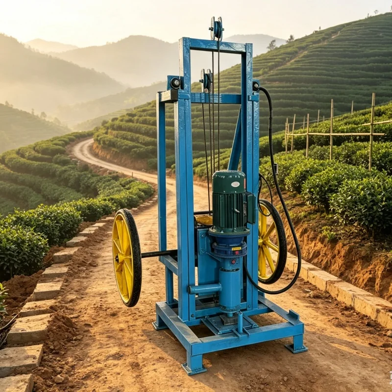 Customized Wheeled Hydraulic Water Well Drilling Rig Drilling Equipment, Water‑Supply Well Drilling Gear for Rural Farmlands