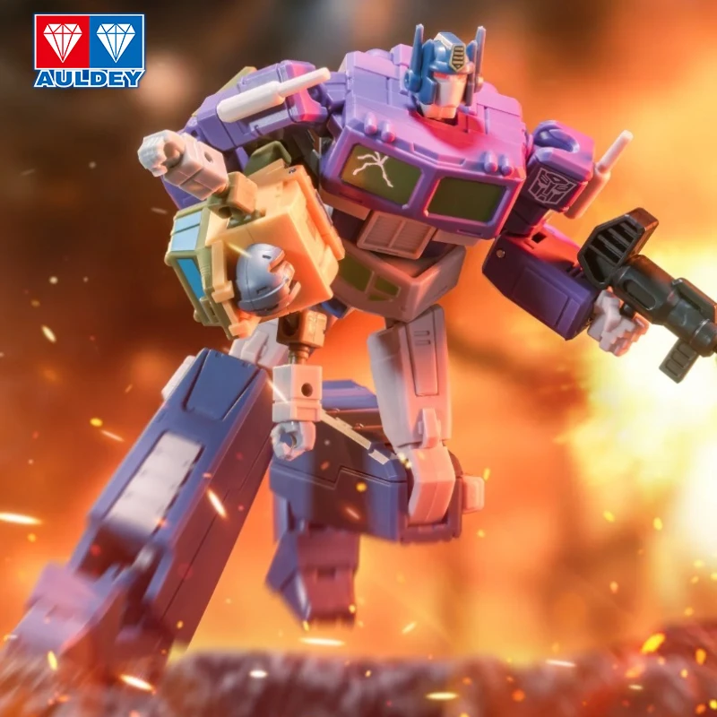 لون مشترك شفاف Auldey Vol.3 منتج جديد عالي استعادة ميجاترون نموذج سطح المكتب زخرفة عصرية الشكل محولات صندوق أعمى #2