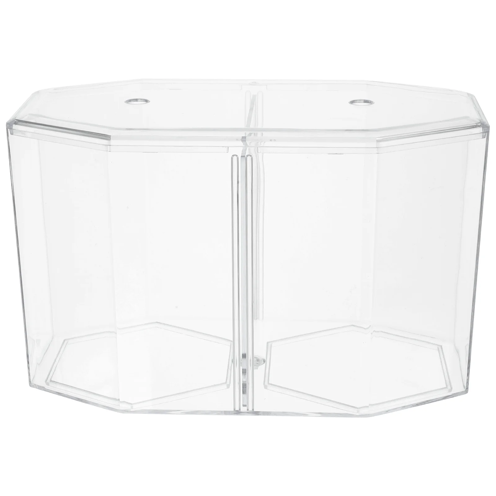 

Octagonal Fish Tank Breeding Aquarium Accessory Bowl Tanks Isolation Box Container Divider