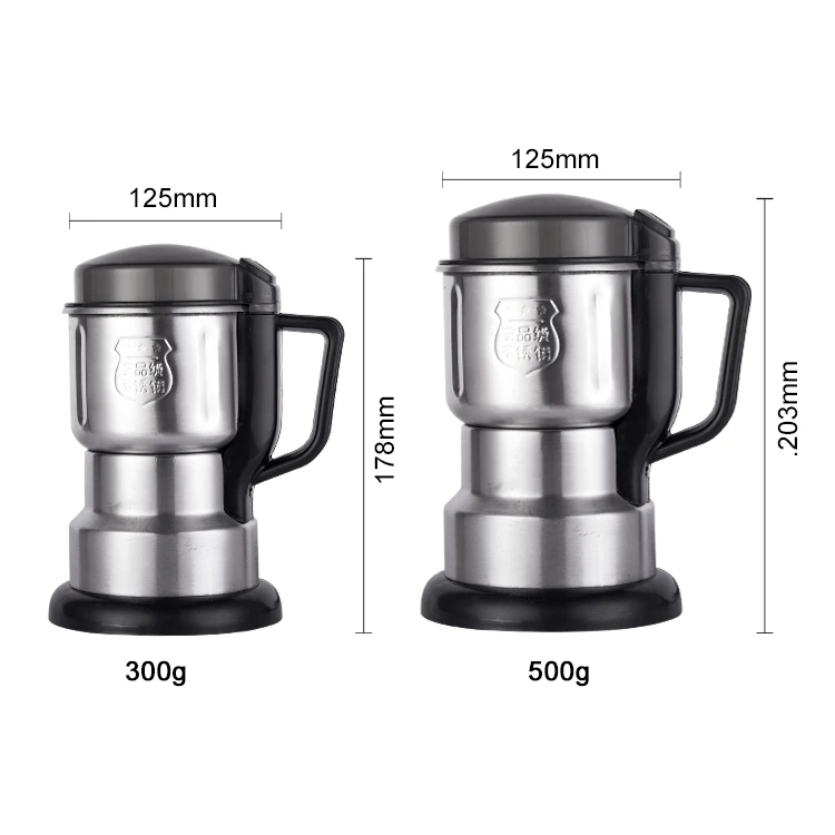 Hot Selling 4 Blades Electric Seasoning Spice Coffee Grinder Machine Stainless Steel Commercial Electric Coffee Grinder