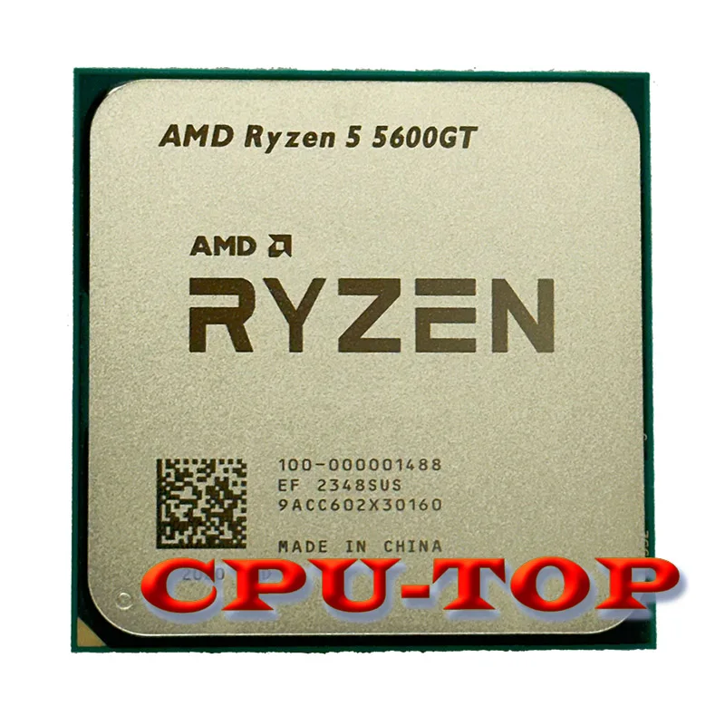 NEW AMD Ryzen 5 5600GT R5 5600GT 3.6 GHz 6-Core 12-Thread CPU Processor 7NM L3=16M 100-000001488 Socket AM4 No Fan