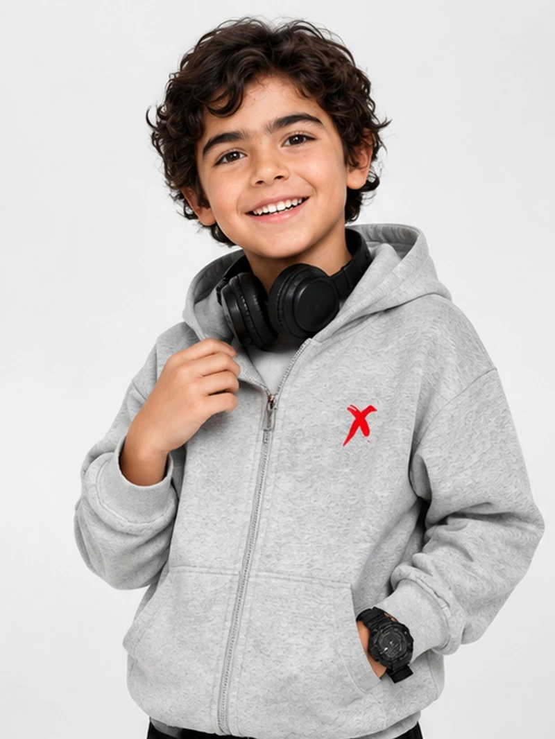 Children Long-sleeved Coats Wild Beast Scratch Print Hoodies Boys Brand Jacket with Zipper Teenagers Sweatshirt 6-14T