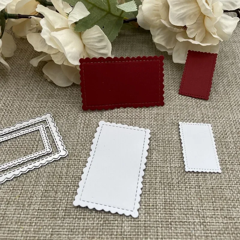 Wavy Frame Metal Cu…