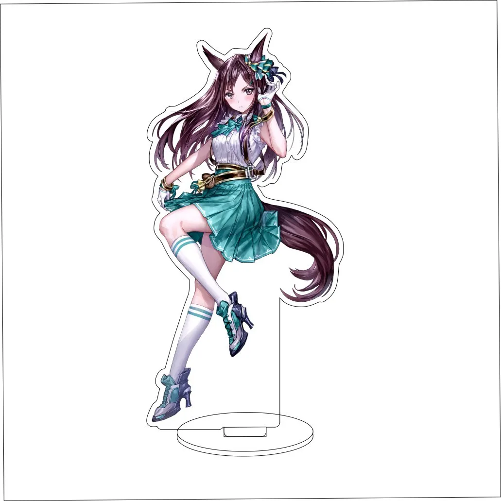 16CM Anime Game Pretty Derby Gold Ship Vodka Daiwa Scarlet Nice Nature Mr. C.B Cos Acrylic Figure Stand Ornaments Gifts - view 4