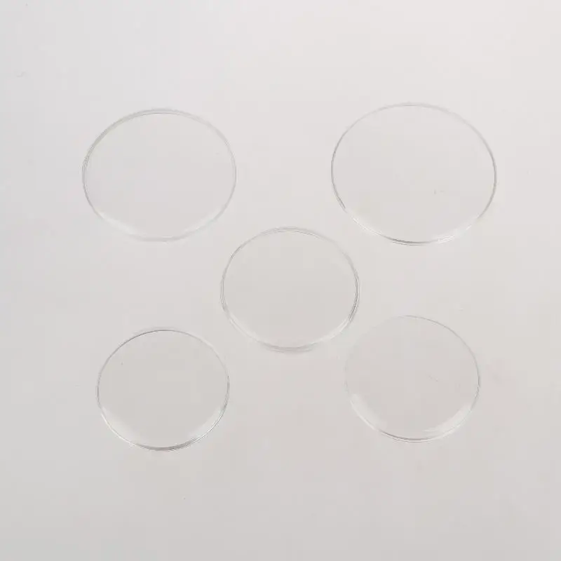 18.5‑32.05mm Resin Watch Crystal Lens, Vintage Watch Plastic Cover With Calendar Window, Watch Repair Replacement Accessory