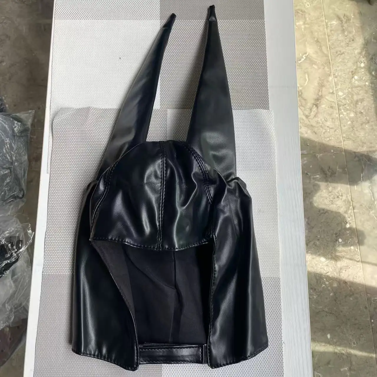 Chapeau de docteur de la peste Steampunk, casquette en cuir Pu à longues oreilles, Costume gothique d'halloween unisexe, accessoire de Cosplay de sorcière et de magicien Y2K Punk