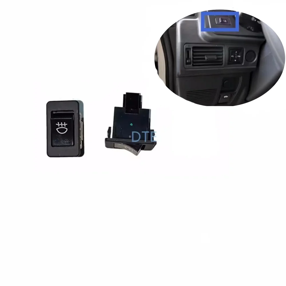 1 Piece 4 Pin Fog Lamp Switch for Pajero Fog Lights Switch for Montero V20 V30 V40 MR298215 Check Socket Pictures Clear