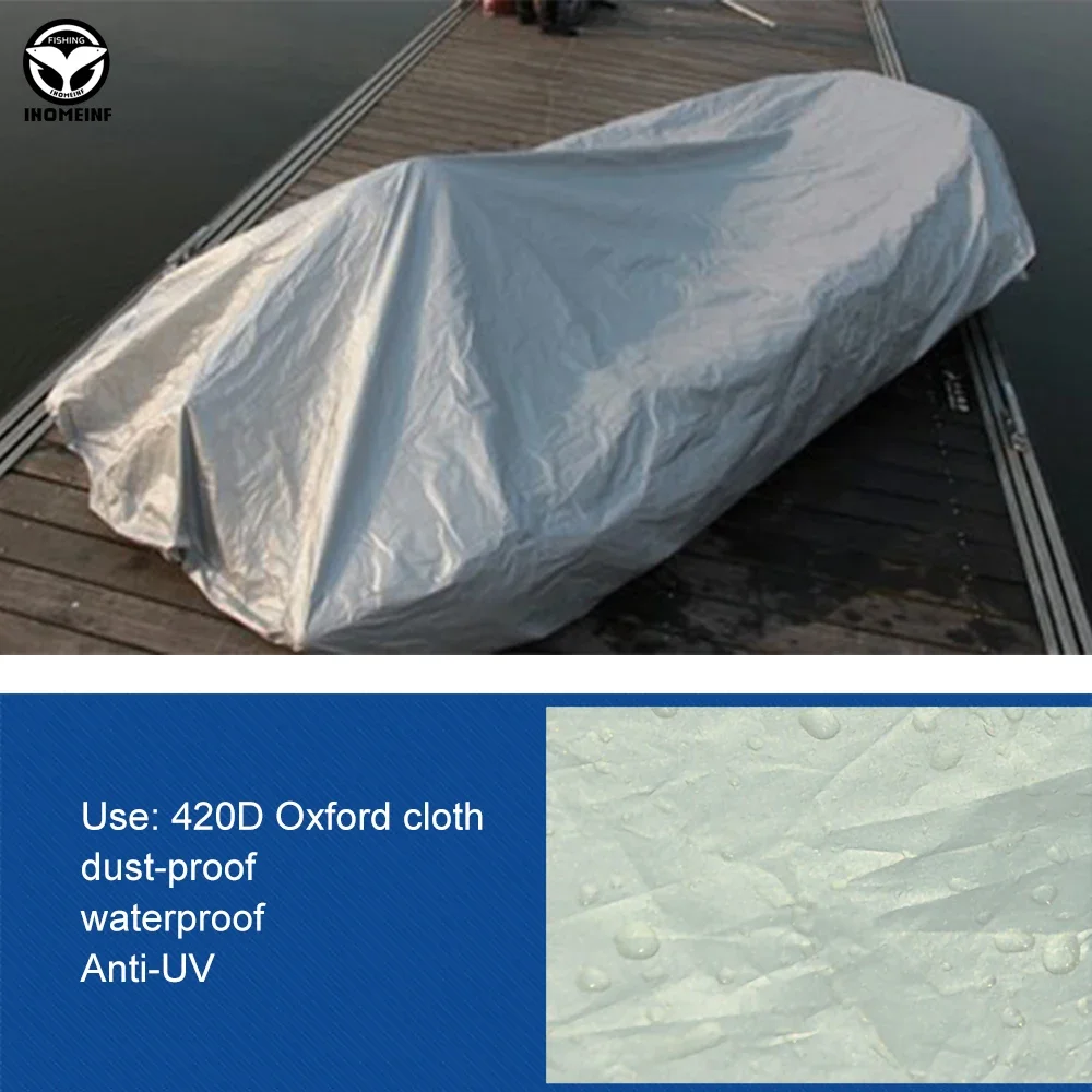 Boat Anti-Dust Cover Canoe UV Resistant Kayak Waterproof Oxford dust-poof Storage Shield for inflatable boats dinghy accessories