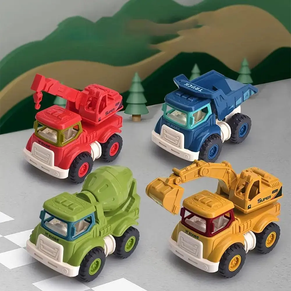 Innovative Design Dump Truck Inertial Driving Children Construction Trucks Multipurpose Function Excavator Construction Play