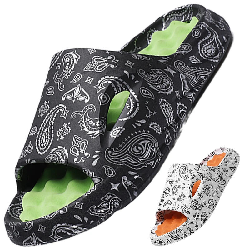 

36-45 New EVA Unisex Vacation Beach Sandals Travel Leisure Couples Outdoor Beach Slippers Indoor Home Bathroom Slippers