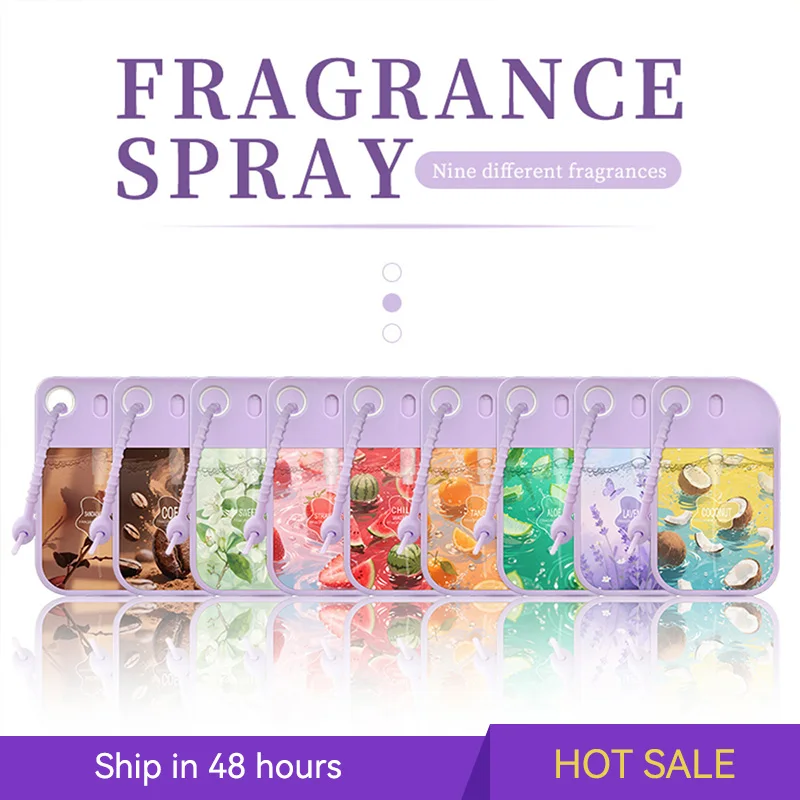 

TVLV Women Fragrance Spray, Alcohol-free, Long-lasting Fragrance With Hook, Refreshing Air, Light Floral and Fruity Fragrance