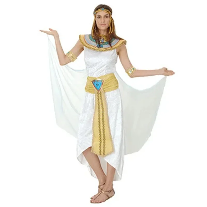 Volwassen Kinderen Egypte Nijl Farao Cleopatra Kostuum Voor Vrouwen Mannen Jongens Meisjes Familie Halloween Nieuwjaar Party Fancy Dress MN1