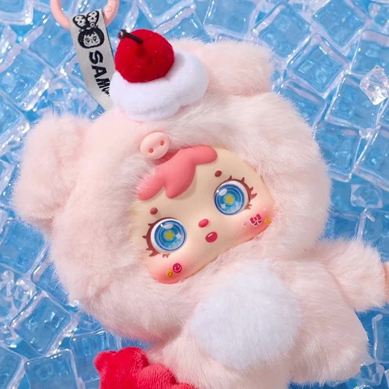 أصيلة صموئيل عناق الآيس كريم لطيف الحيوانات الأليفة صندوق أعمى أفخم حلية حقيبة سحر سطح المكتب الديكور تذكارية لعبة عصرية مفاجأة هدية #3