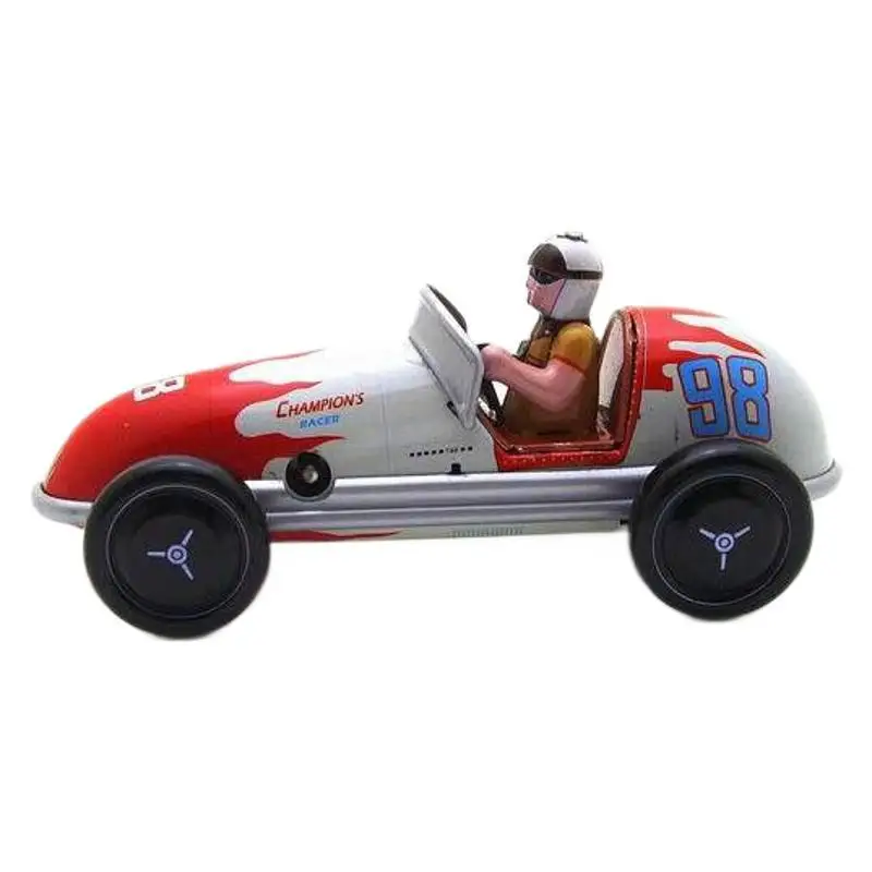 MS508 Retro Racing Retro Toy Blikken speelgoed Gepersonaliseerd cadeau Creatieve rekwisieten Blikken speelgoed