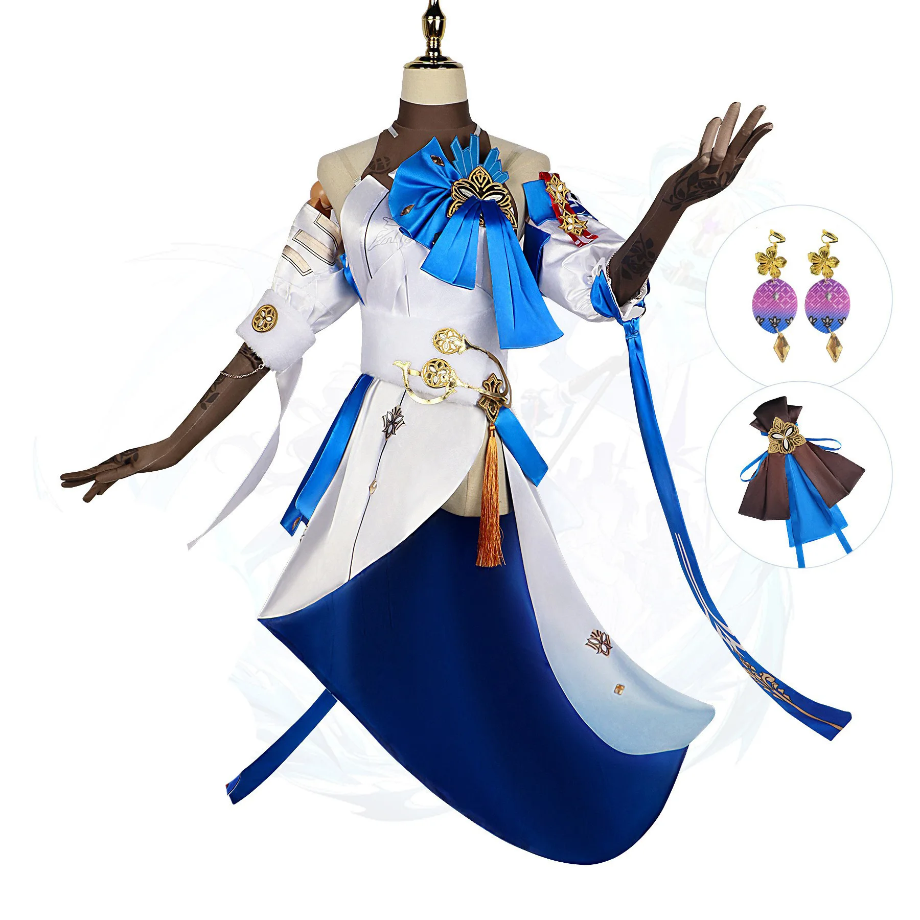 Honkai:Star Rail Belobog Bronya Rand Cosplay juego de colapso mono Halloween Coswear Set