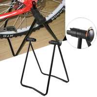 Universal Foldable Bicycle Bike Display Rack Triangle Wheel Hub Repair Stand KickStand For Vertical Parking Bike Accessories