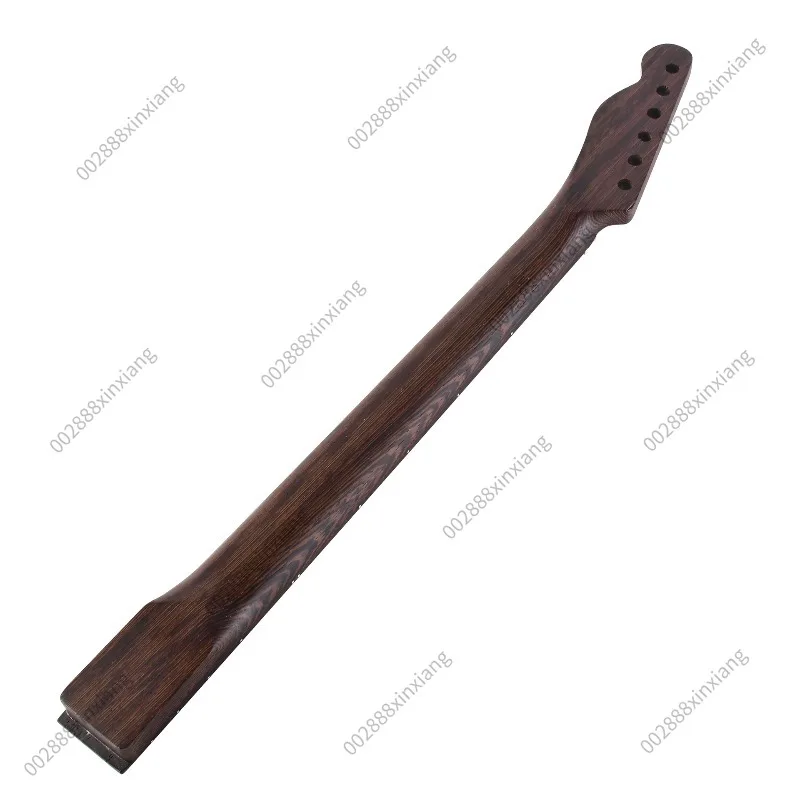22-fret-wenge-electric-guitar-neck-abalone-dot-inlay-matte-finish-tl-st-style-guitar-neck-bone-nut-for-diy-replacement
