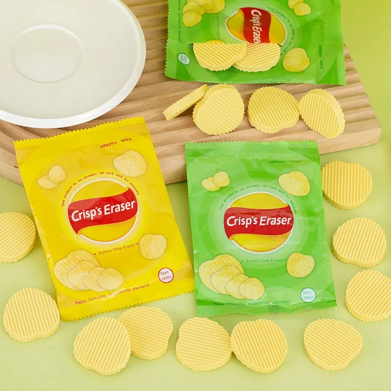 محايات رقاقة البطاطس الإبداعية أدوات مكتبية للطلاب بالجملة هدايا عيد الميلاد نهاية المدى 1 يونيو جوائز #1