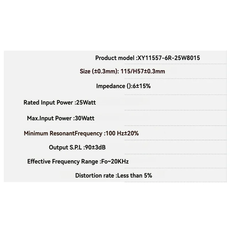 AAAEL-Universal 4.5 بوصة مكبر صوت مستدير نظام صوت ستيريو 25 وات 6Ω ملحقات صوت مميزة مكبر صوت متوسط المدى