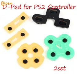 2set Conductive Rubber Contact Pad Button D-Pad for  PS2 Controller