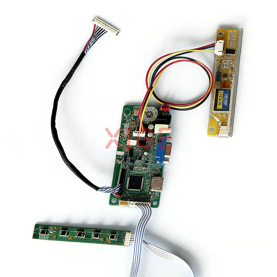 

Плата контроллера привода ЖК-дисплея подходит для LTN141BT06 N141C1 LTN141WD N141C3 30-контактный LVDS 1440x900 1-CCFL VGA + HDMI 1440*900 Kit DIY