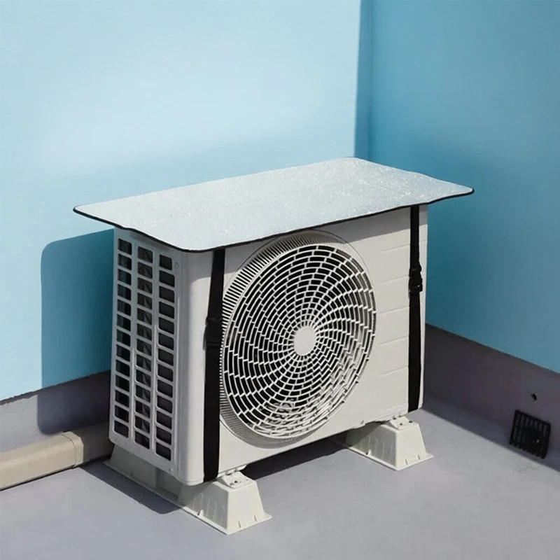 Outdoor Air Conditioner External Unit Energy-Saving Rain Cover Air Conditioner Cover Cleaning Dust Sun Protect AC Cleaning Bag
