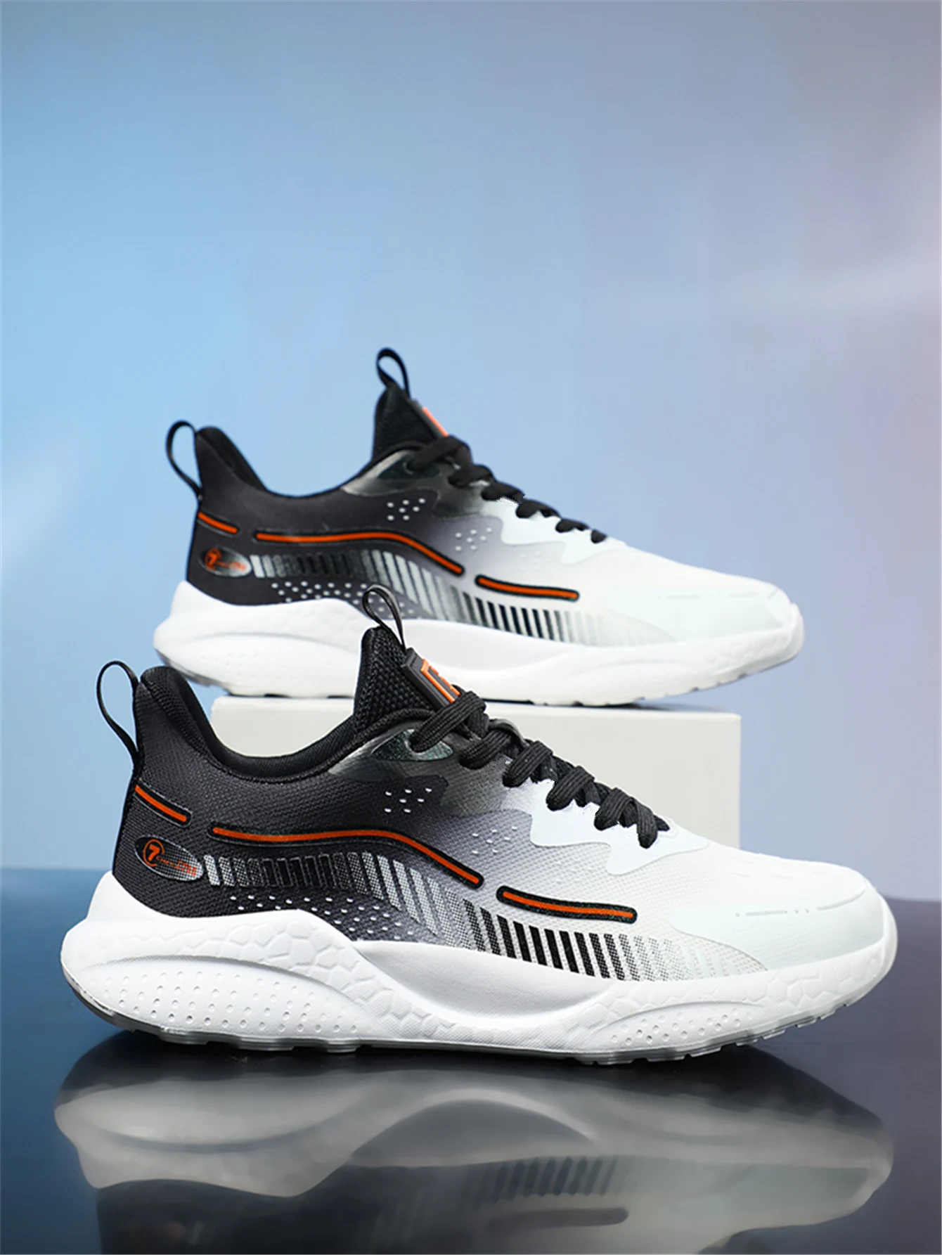 Chaussures de course tissées légères pour hommes et femmes, chaussures de sport décontractées, semelle optique, design de niche, couple volant, tendance surélevée, coréen