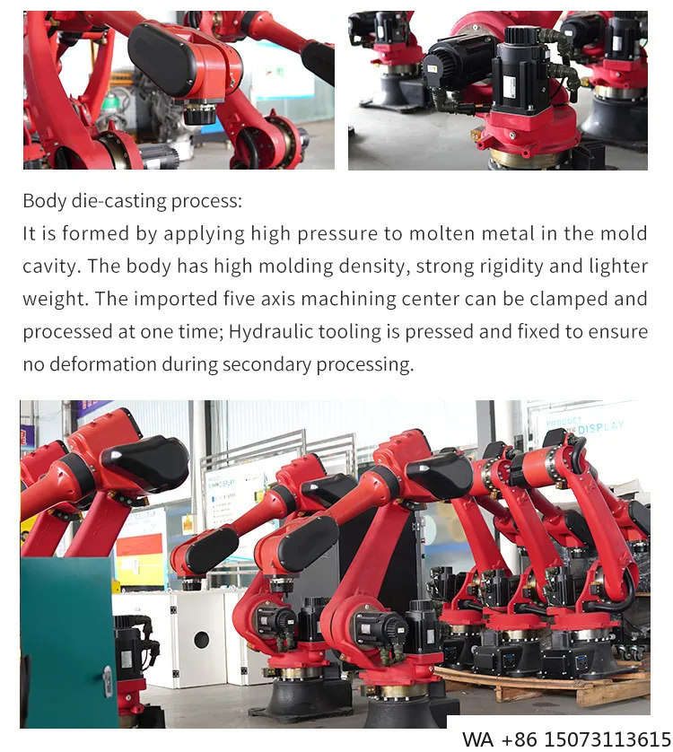 روبوت صناعي للحام الساخن ذو 6 محاور آلي للغاية - وظائف متنوعة للتكنولوجيا الرائدة