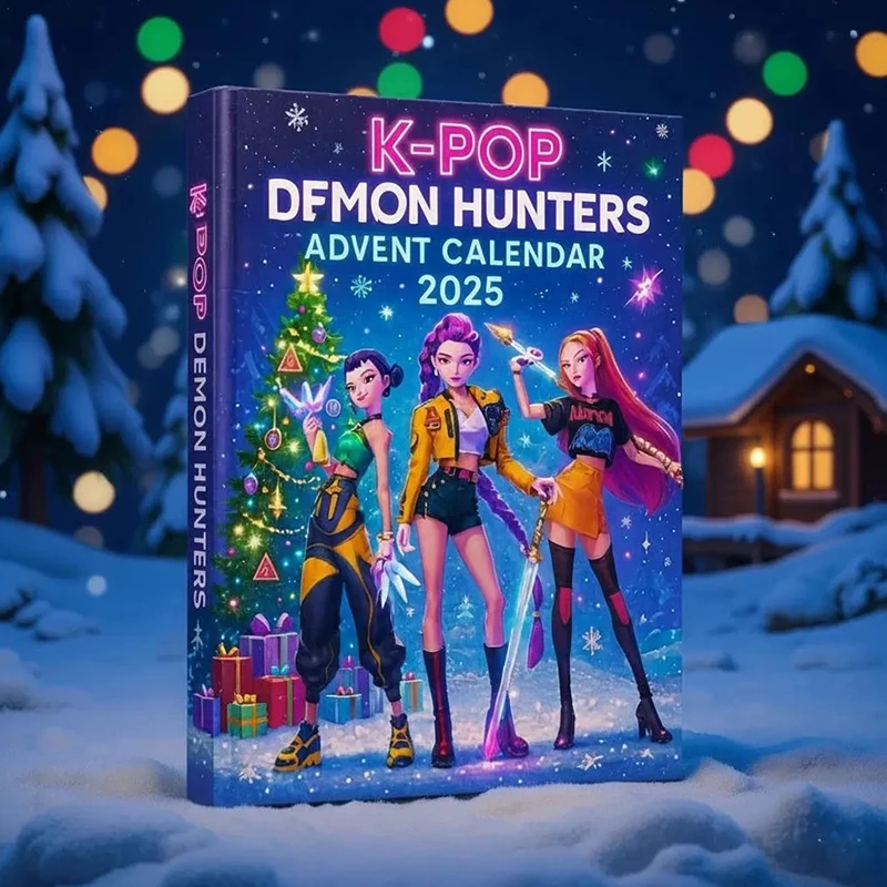 Adorno de árbol de Navidad de cazador de demonios acrílico, caja ciega de Adviento estilo Kpop, decoración gótica bonita para vacaciones, regalo para adolescentes y mujeres