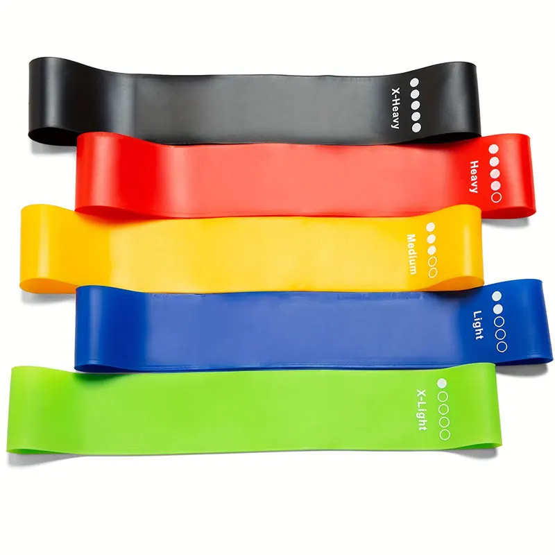 PC Fitness Resistance Ring, TPE Material Thin Legs and Buttocks Equipment, Color Elastic Belt Yoga Supplies, Essential