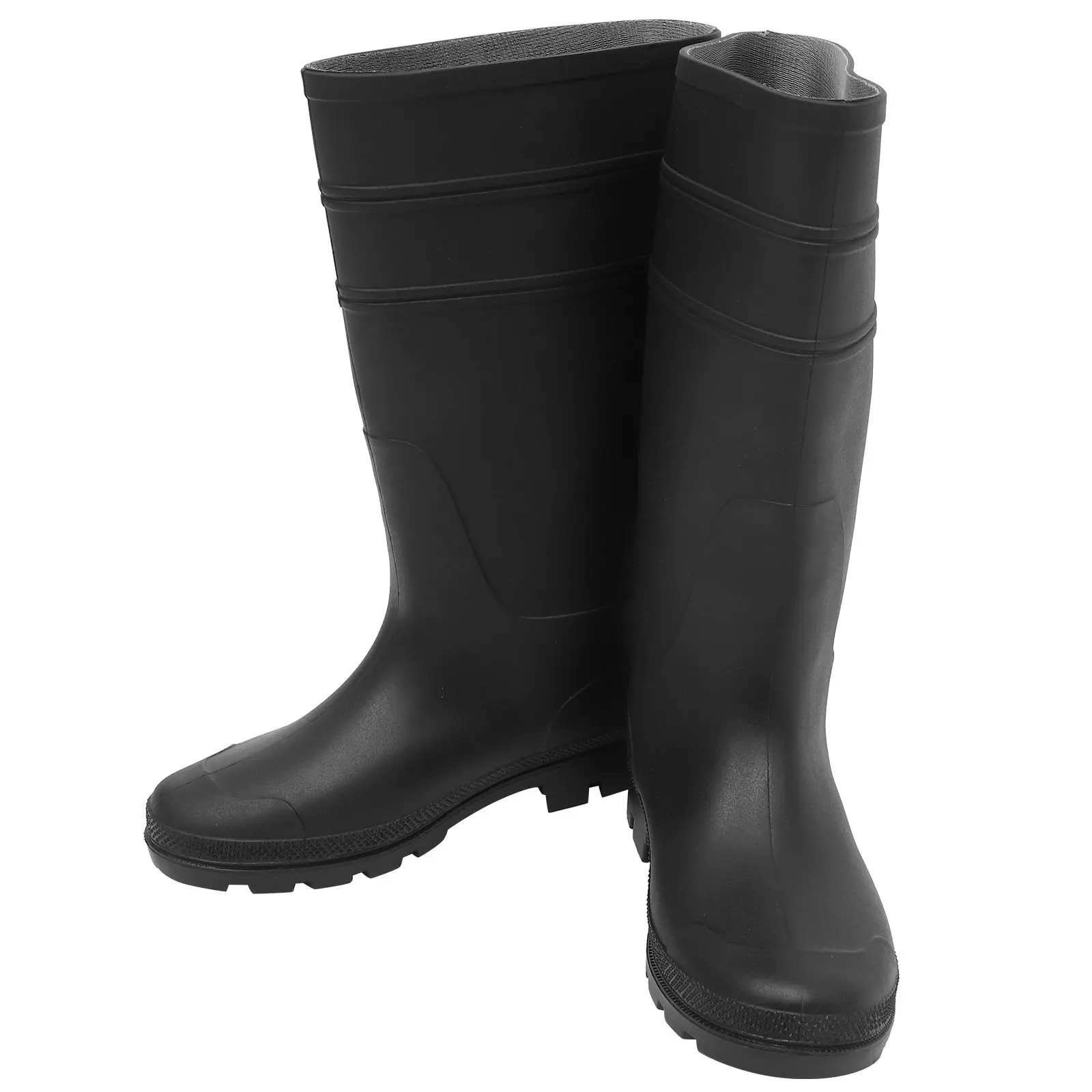 

1 пара водонепроницаемых мужских дождевых ботинок с защитой от скольжения, износостойкие, с защитным стальным носком, для мужчин