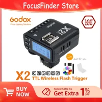Godox-disparador X2 X2T-C X2T-N, X2T-S, X2T-F, TTL, HSS, 1/s 8000, transmisor de Flash inalámbrico para Canon, Nikon, Sony, Fuji, Olympus