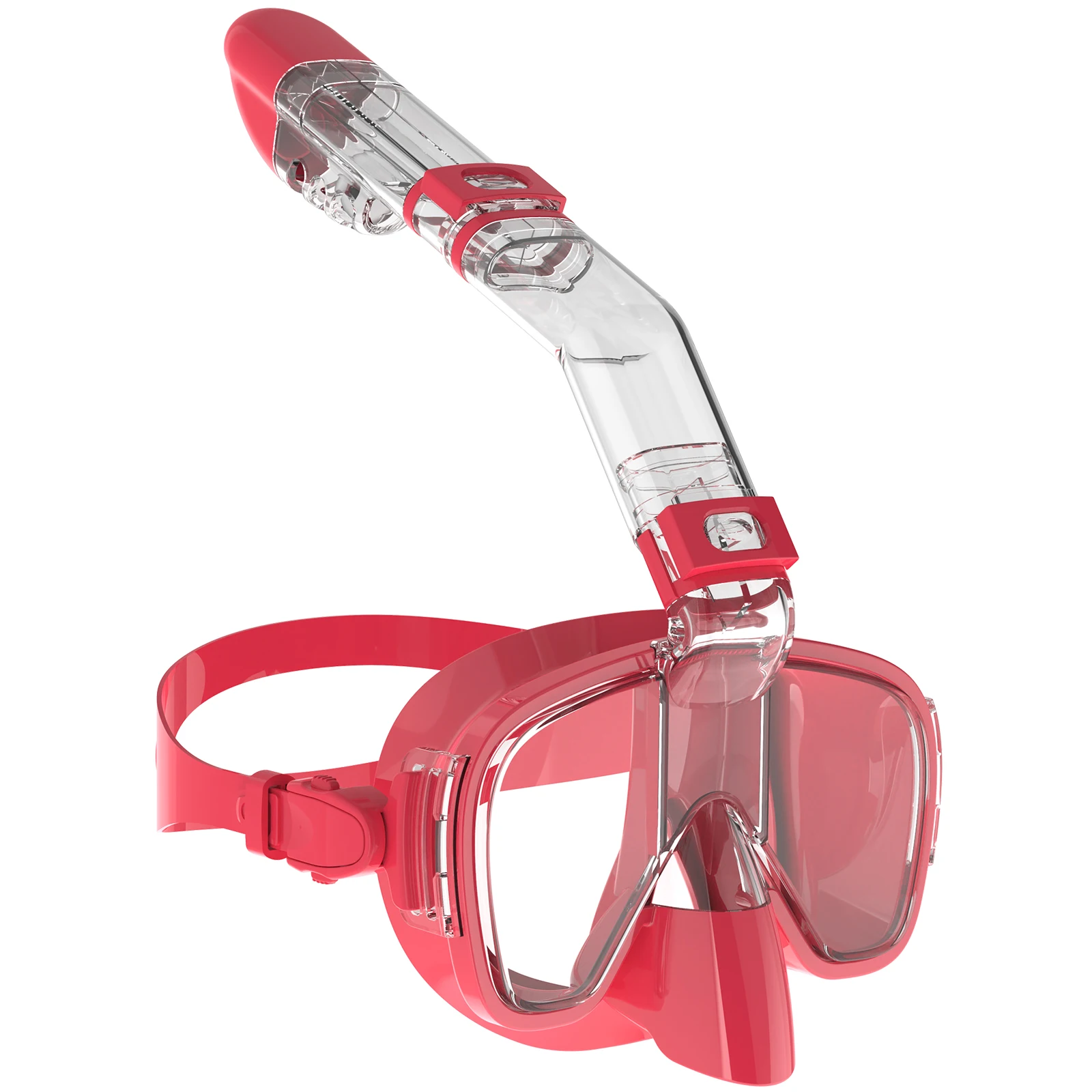 

New Design Tempered Glass Snorkeling Under Water Mask Waterproof 2 in 1 Diving Mask and snorkel for Adult Kids