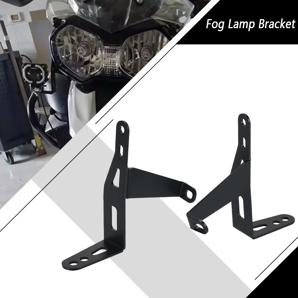 Motorcycle Side Mounting Auxiliary Light Bracket LED Light Fog Lights Bracket For Tiger 800 XC XCA XCX XR XRT XRX 2010-2024 2023