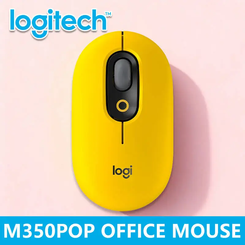 

Беспроводная Bluetooth-мышь Logitech M350 серии POP для iPad, планшетов и ноутбуков