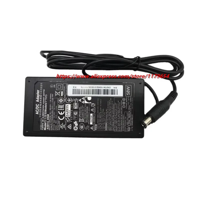 حقيقي AC DC محول شاحن سامسونج TC242 مراقب P26 A5814_DSM 14V 4.143A 58W / #   J PKL 9047 مزود الطاقة C8 PSU