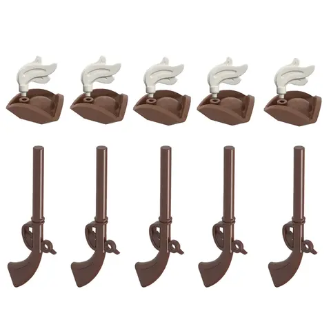 MOC Medeltida Militära Vapen Byggstenar Delar Slott Riddare Soldat Svärd Båge Armborst Hjälm Spjut Modell Tegelstenar Pojke Leksaker 8 best sales Lego medeltida vapen - №1