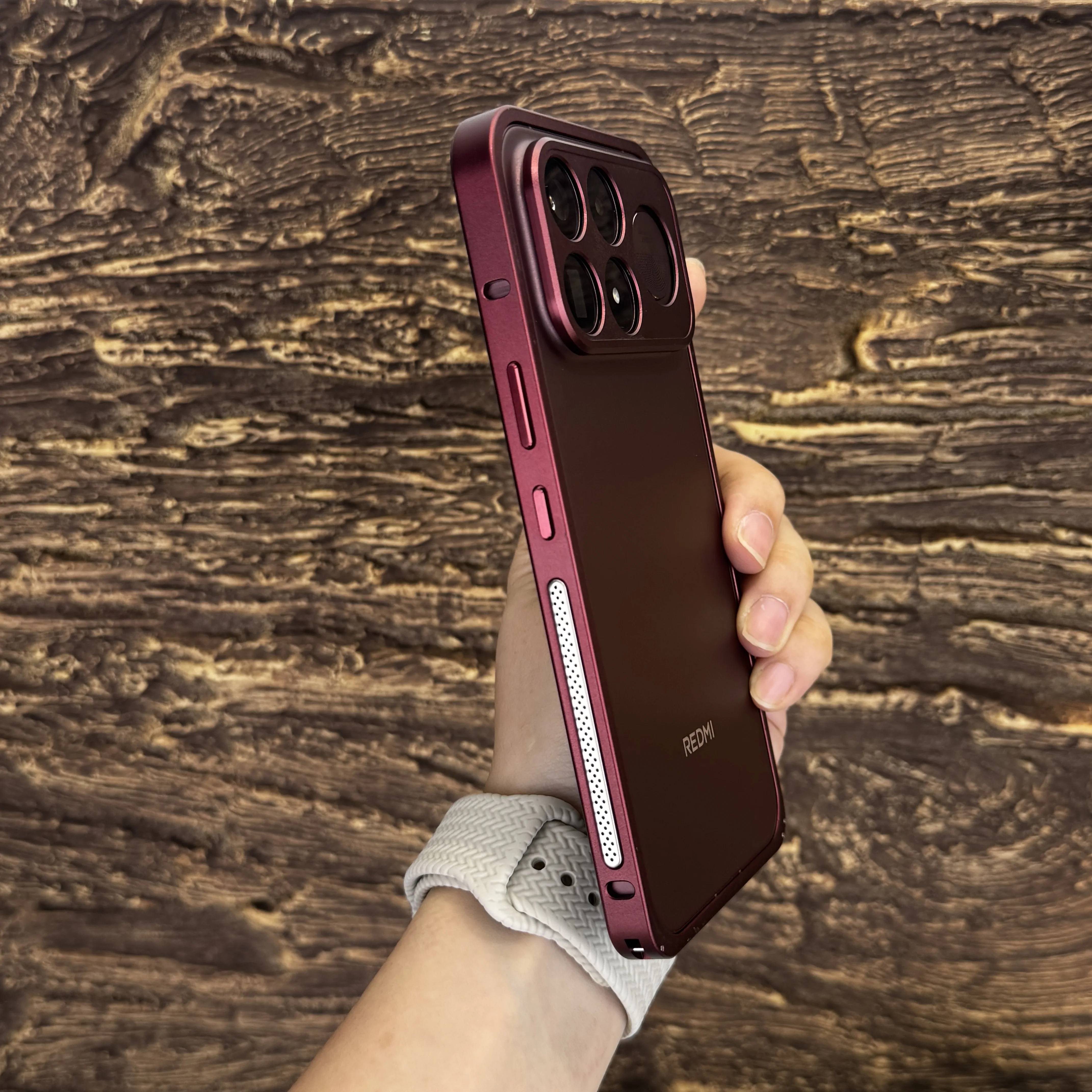 Etui do POCO F9 Ultra z aluminiową ramką, antypoślizgowe, odporne na zarysowania, wstrząsoodporne etui ochronne do Poco F 9 Ultra. — zdjęcie produktu 4