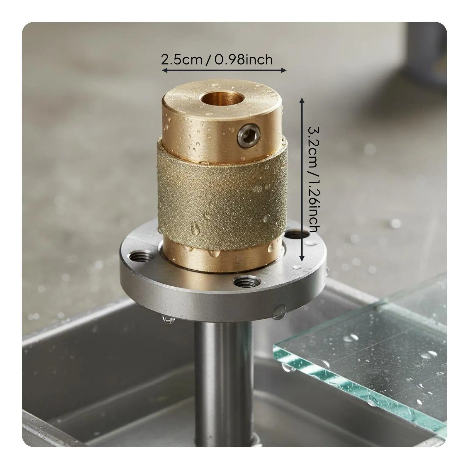 Durable Diamond Grinding Wheel Electroplated Grinding Bit for Glass Processing MCB Series Workshop Tool