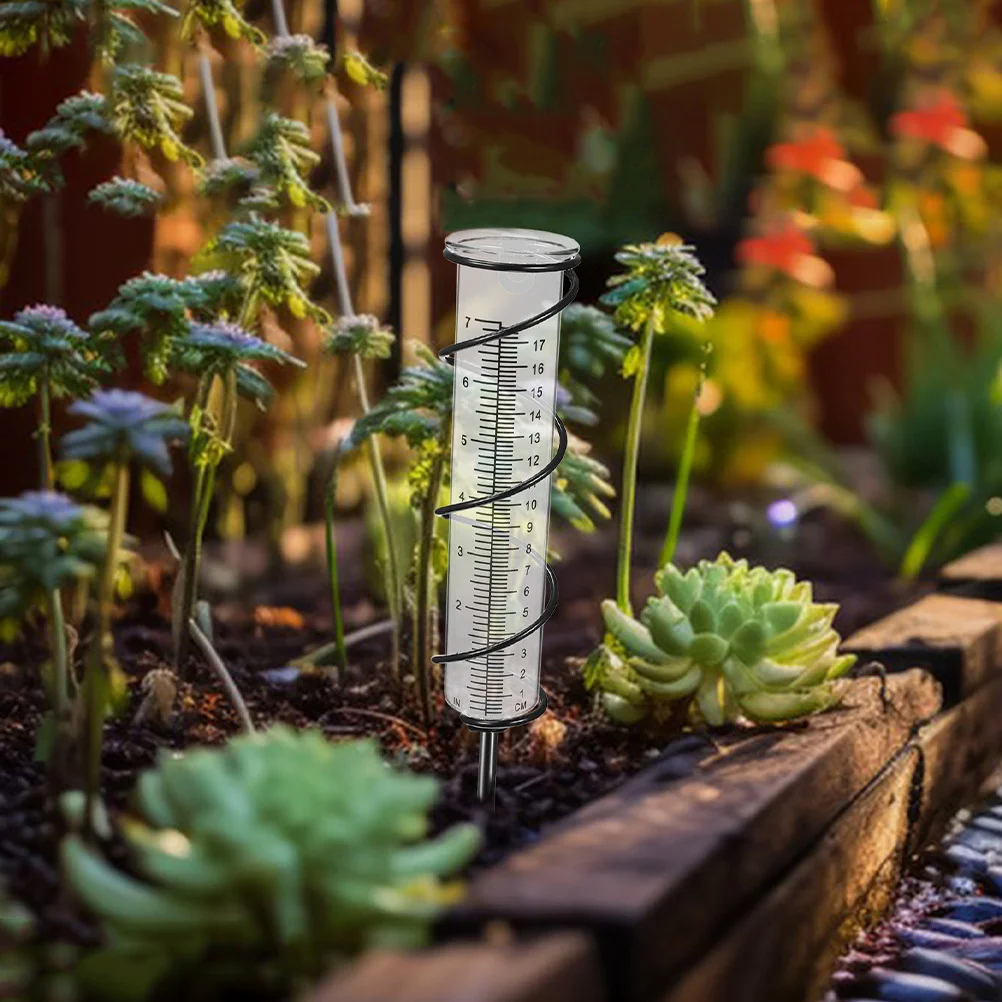 

2Pcs Freeze Proof Plastic Rain Gauge Tubes Replacement for Outdoor Garden Yard Lawn Precise Rainfall Water Measurement