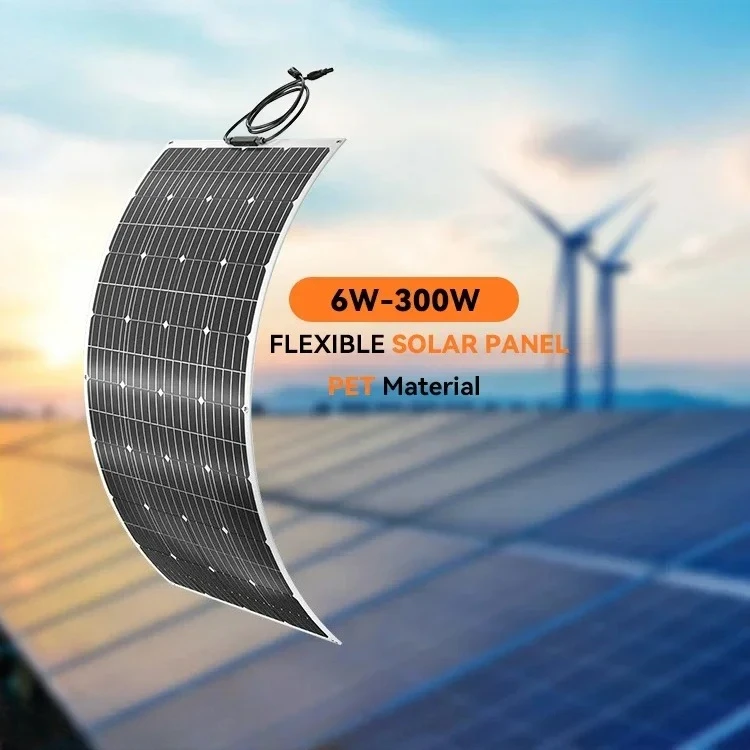 

Light weight 6W 10W 20W 40W 80W Monocrystalline Silicon PV Panel Portable Flexible Solar Panels