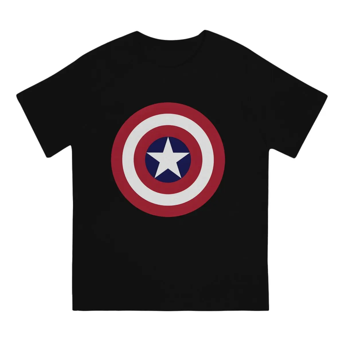 Men T-Shirt Super Hero Tri-Blend Casual Cotton Tee Shirt Short Sleeve Marvel Captain America T Shirts Crew Neck Tops Gift Idea