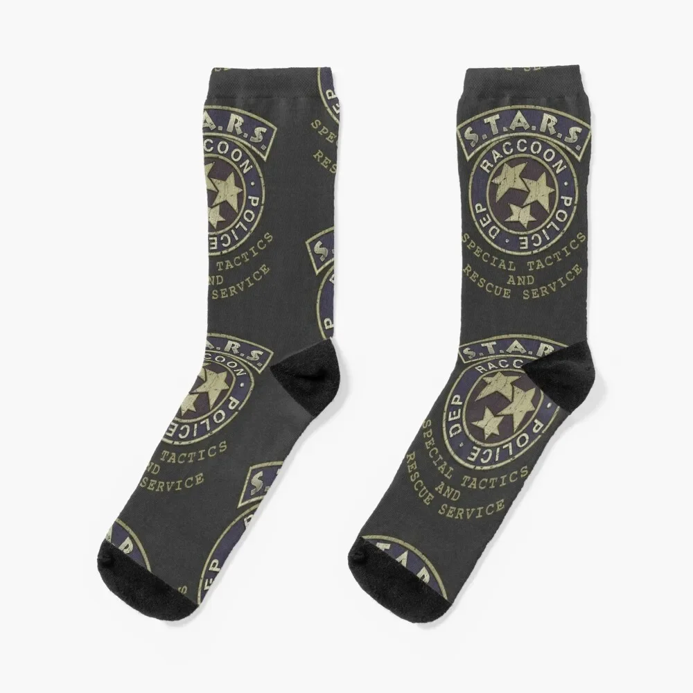 Special Tactics and Rescue Service (S.T.A.R.S.) Socks retro Men's anti slip football Socks Women's Men's