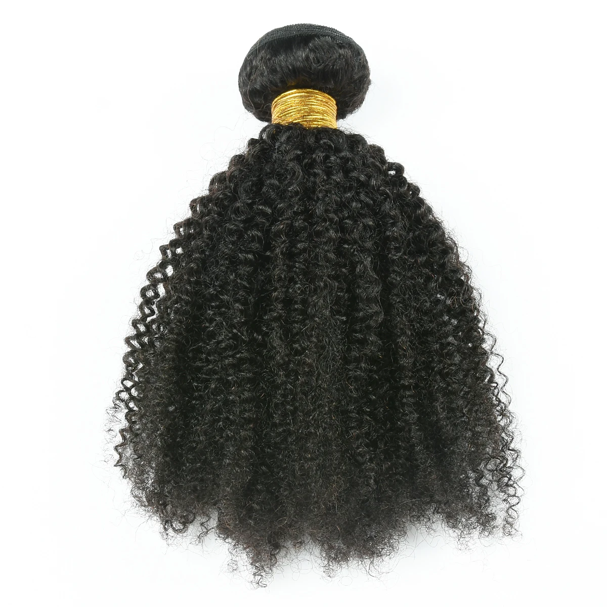 Afro Kinky Krullend Bundels Braziliaanse 1/3 Afro Kinky Menselijk Haar Bundels Deal 8-28 "Hair Extensions Krullend Menselijk Haar Weave voor Vrouwen