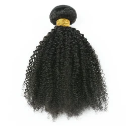 Afro Kinky Curly Bundles Deal Brazilian Afro Kinky Human Hair Weaving 3C/4A Hair Extensions Spot Goods Afro Hair Weave For Women