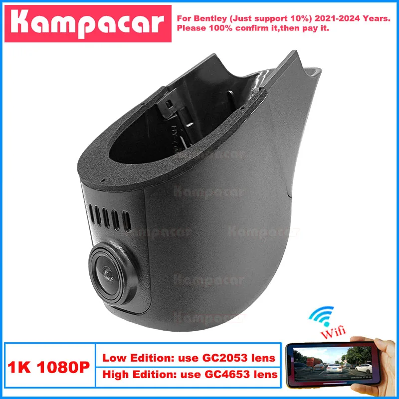 Kampacar BL03-1K 1080P Wifi Car Dvr Camera Dash Cam For Bentley Flying Spur Bentayga Continental GT 2021-2024 10% Cars Dashcam