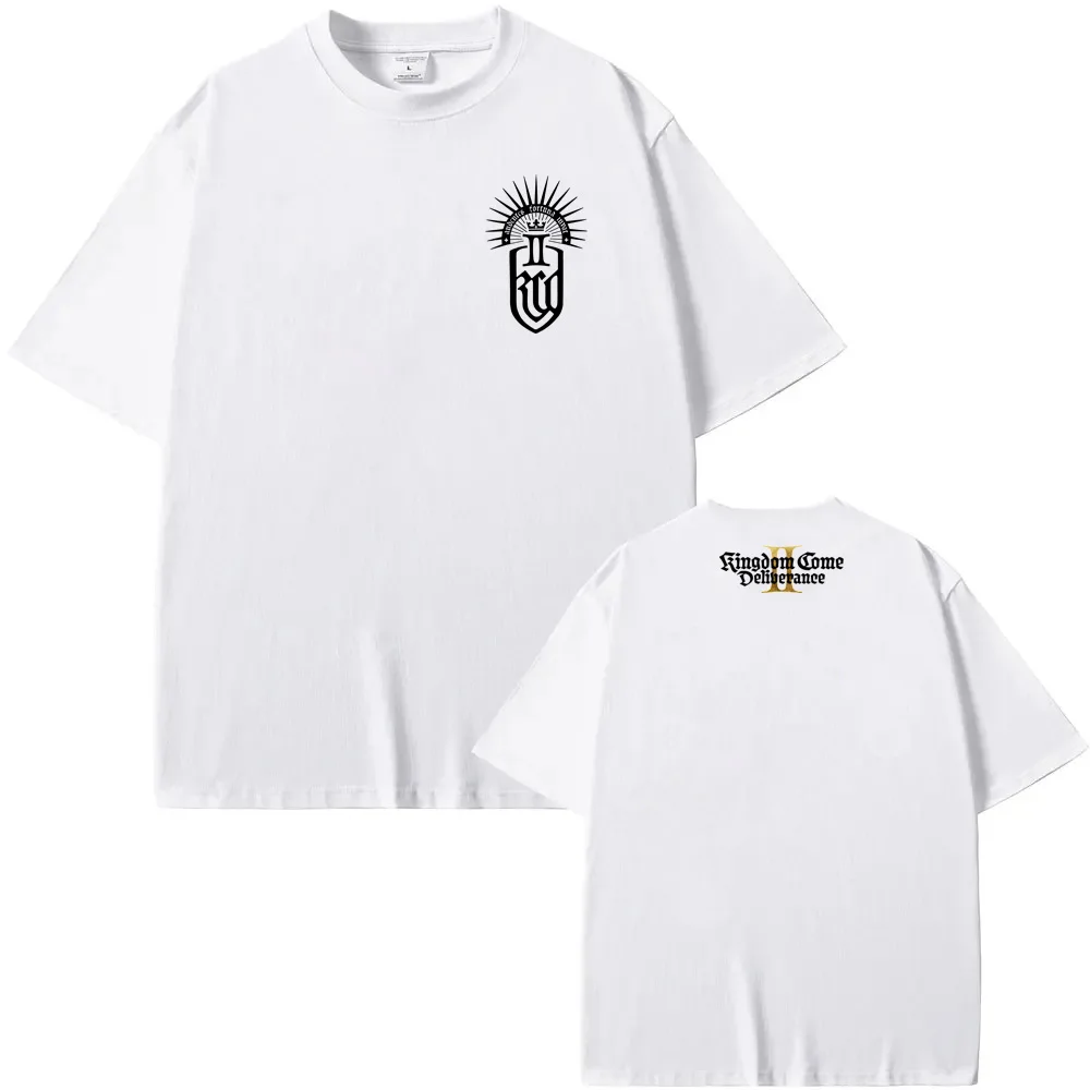 T-Shirt Kingdom Come Deliverance II - Emblem Game Graphic Printing Tee High Quality Graphic Printing TEE 100%cotton Casual